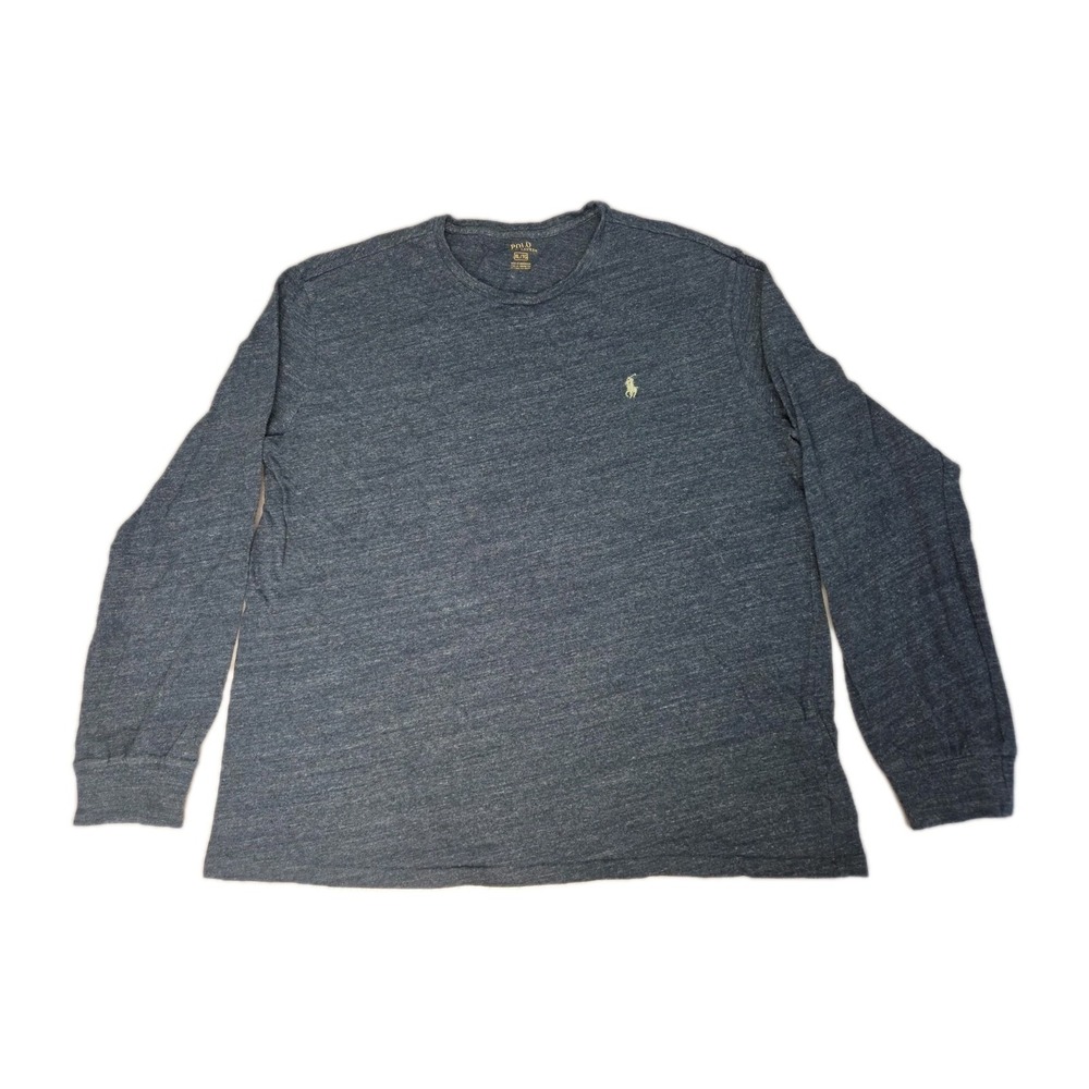 Polo Ralph Lauren Men's Gray Long Sleeve T-Shirt Crew Neck Size XL